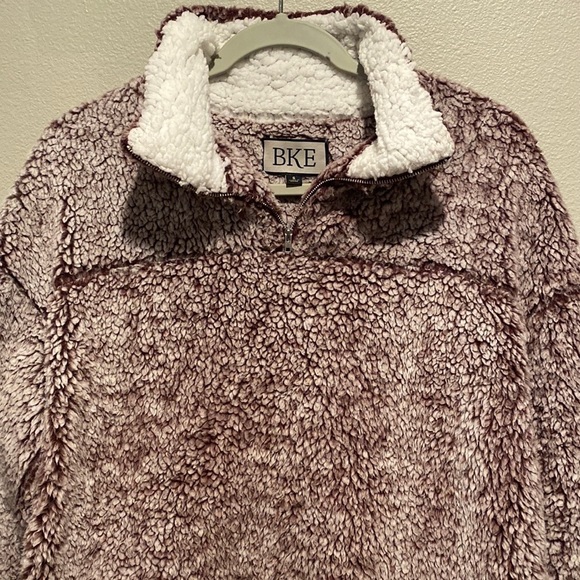 BKE Sherpa quarter zip up fleece  size: small - Picture 3 of 5